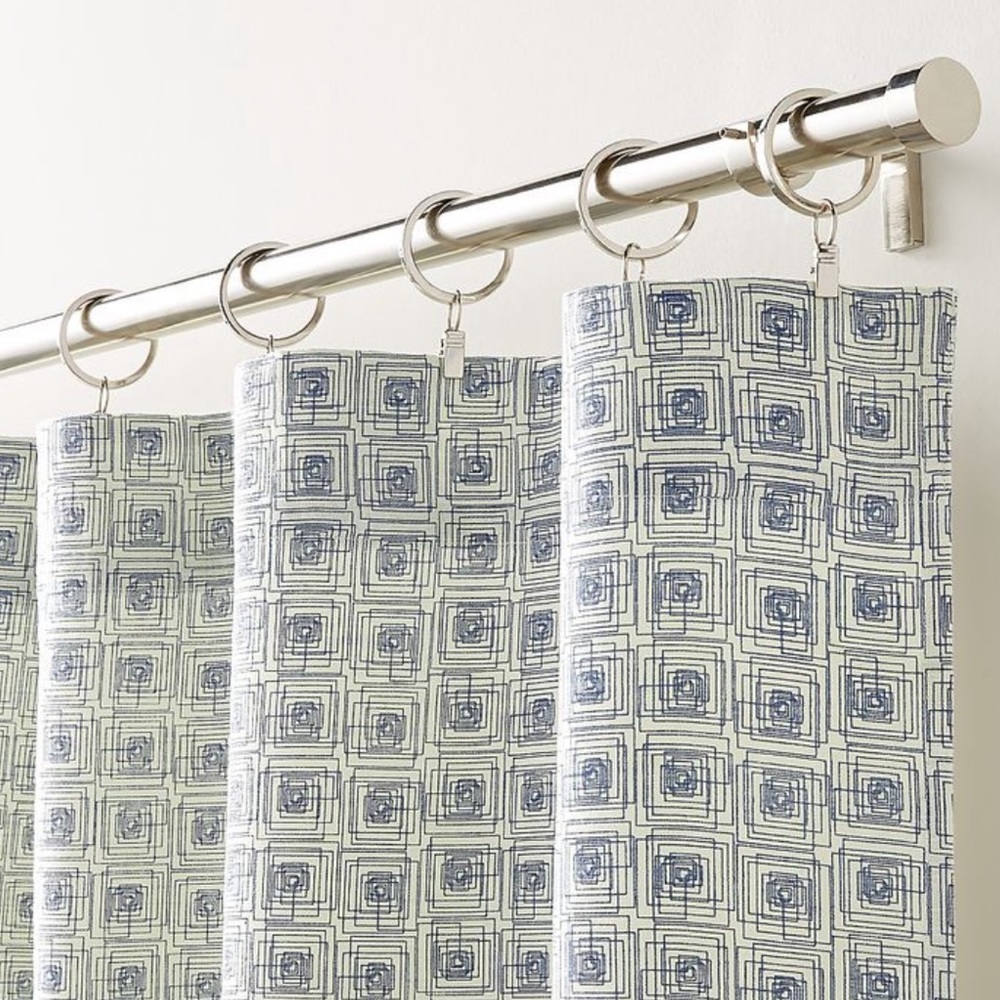 Crate and barrel Rives curtain panel pair 84”